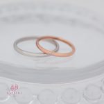 甲丸シンプルな結婚指輪【プルーヴⅡ】