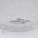 ハーフハーフの結婚指輪【メテオール】＆【メテオール・ベル】