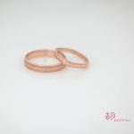 ピンクゴールドの結婚指輪【ラヴィサン】【リュンヌ】